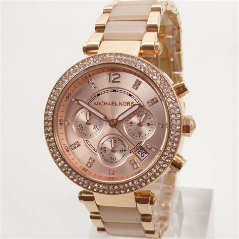 damenuhren rosegold michael kors mk 5896|Michael Kors parker rose watch.